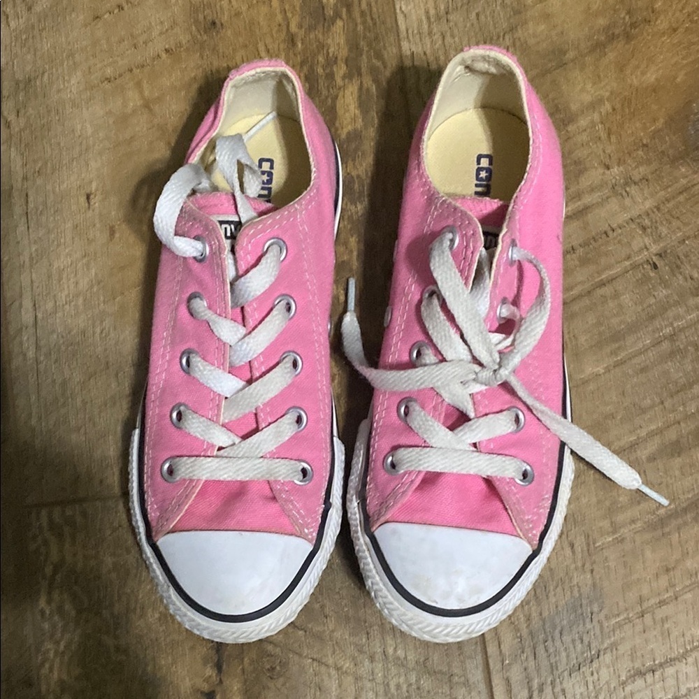 Converse Kids Pink Sneakers Size 13